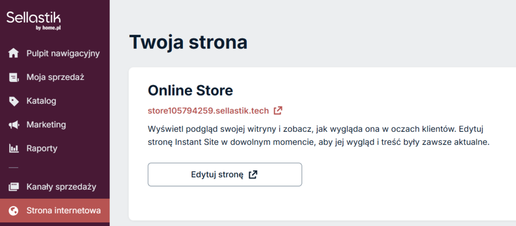 Sellastik - Strona internetowa - Edytuj stronę